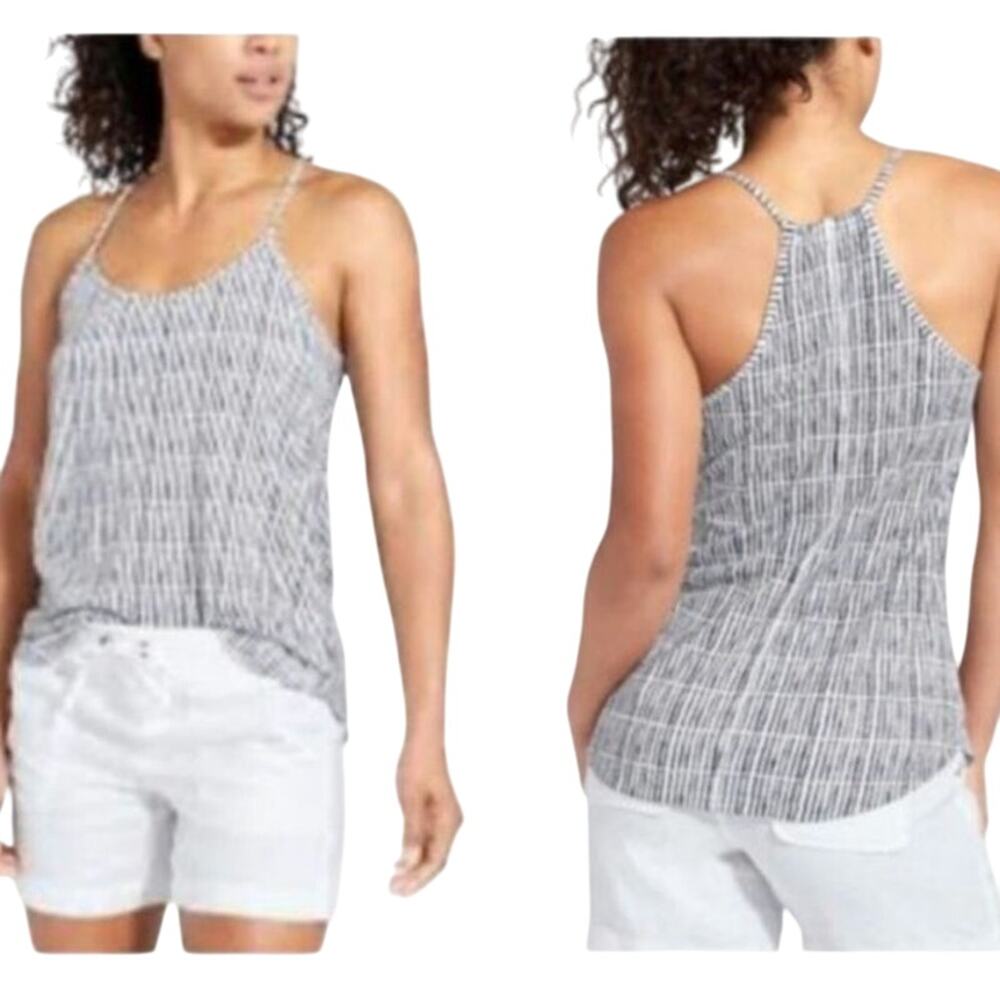 Athleta Tank Top Women's Size S Cami Black/White Casual Athleisure Summer